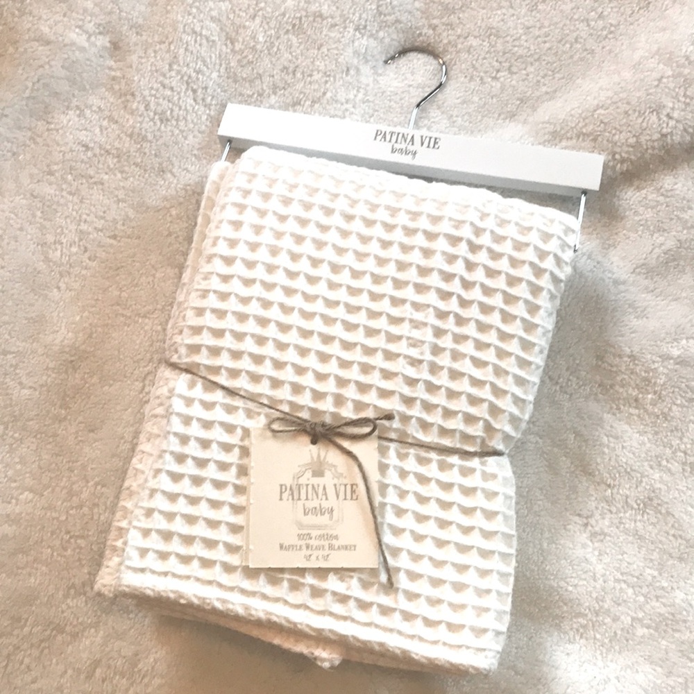 Waffle Knit Baby Blanket | NWT | 42’ x 42’